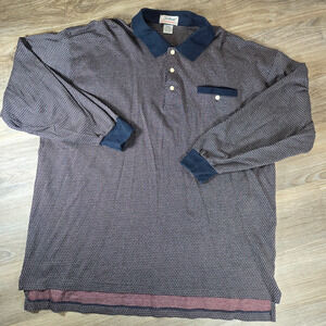 Vintage Titleist Corbin Ltd Golf Polo Mens XXL Diamond Plaid Short Sleeve Preppy
